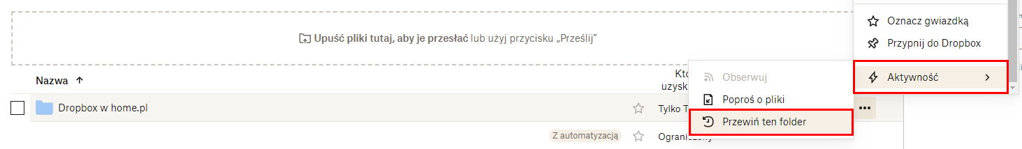 Czy W Dropbox Mo Na Odzyska Usuni Te Plik I Dokumenty