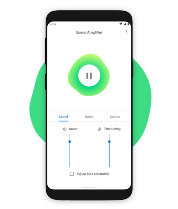 Sound Amplifier w Android 10 - lepsza jakość dźwięku