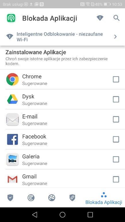Antywirus na smartfon z Androidem - blokada aplikacji