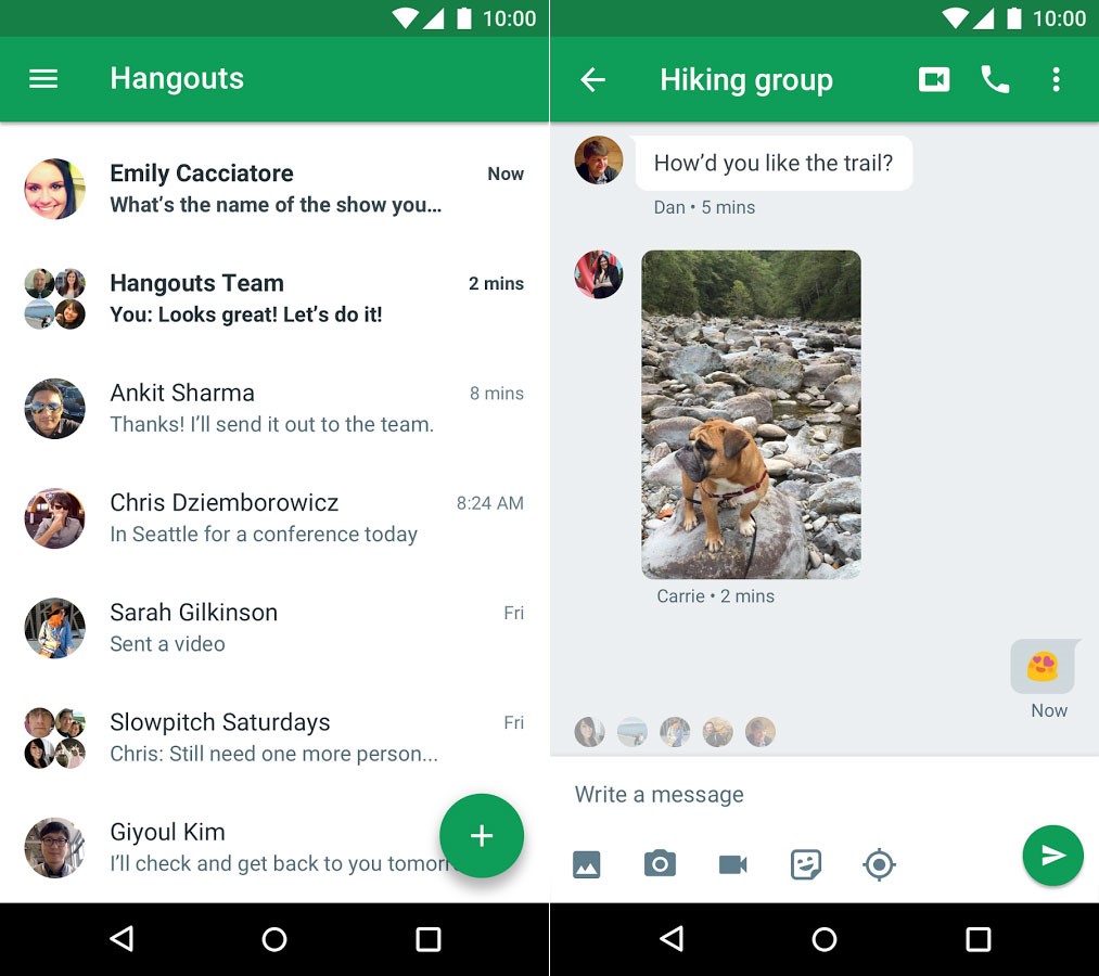 Google Hangouts - aplikacja z komunikatorem dla firm