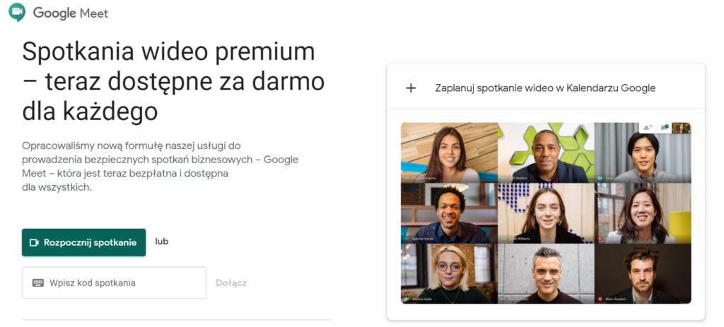 Jak uzyskać bezpłatny dostęp do Google Meet 