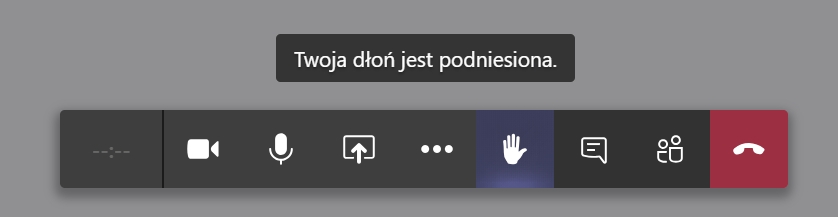 Jak podnieść dłoń w Teams?