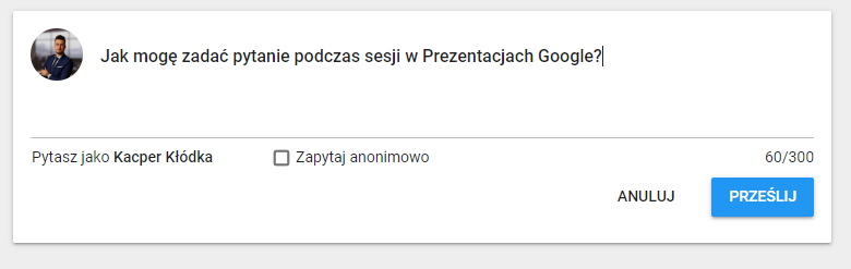 Jak zadać pytanie podczas prezentacji?