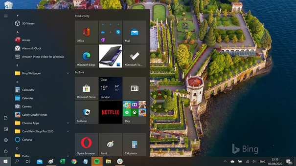 Nowy wygląd menu systemowego Windows 10