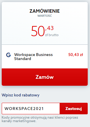znizka na google workspace taniej
