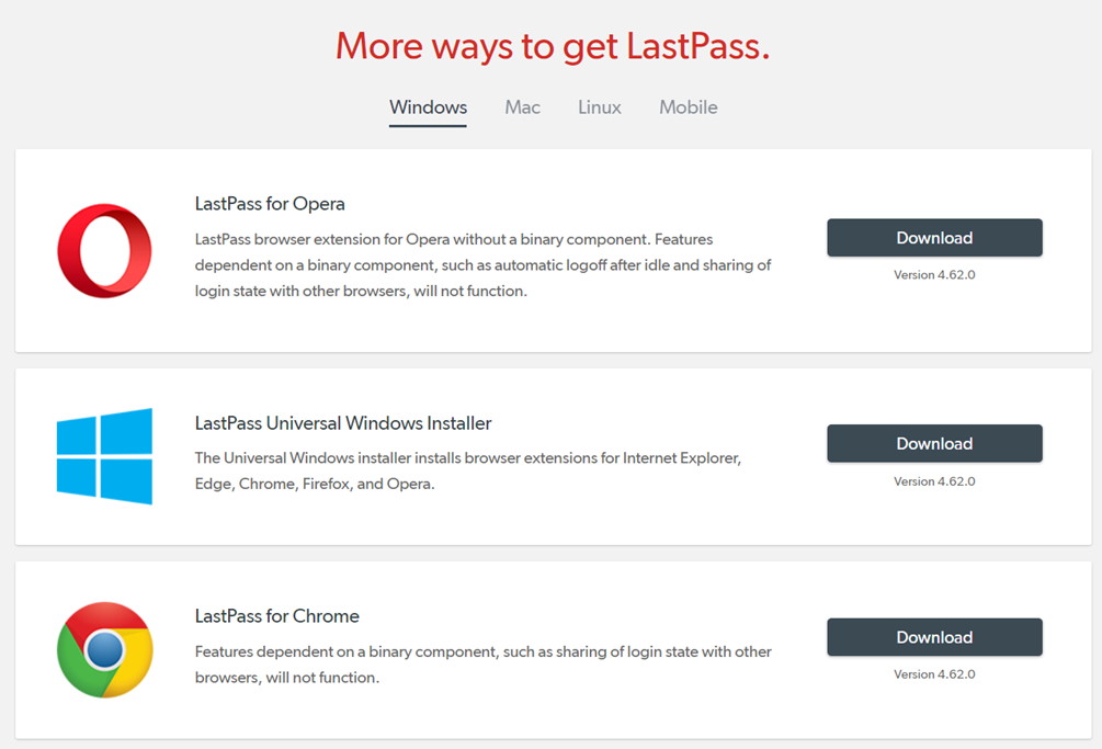 Menadżer haseł LastPass z gotowymi wtyczkami do przeglądarek