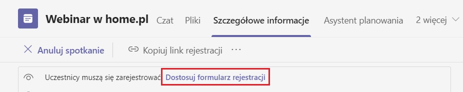 Jak zmienić formularz rejestracji