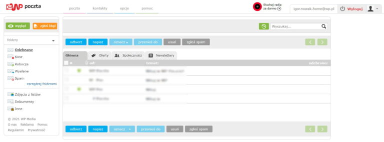 ODZYSKAJ HAS O W WP POCZCIE visual data 3