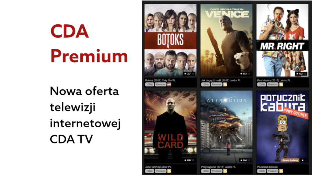CDA Premium z nową funkcją telewizji internetowej – CDA TV!