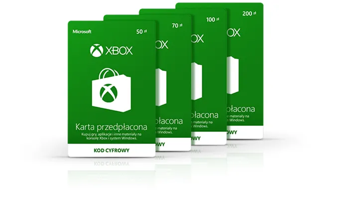 Karty prepaid dla Xbox Live