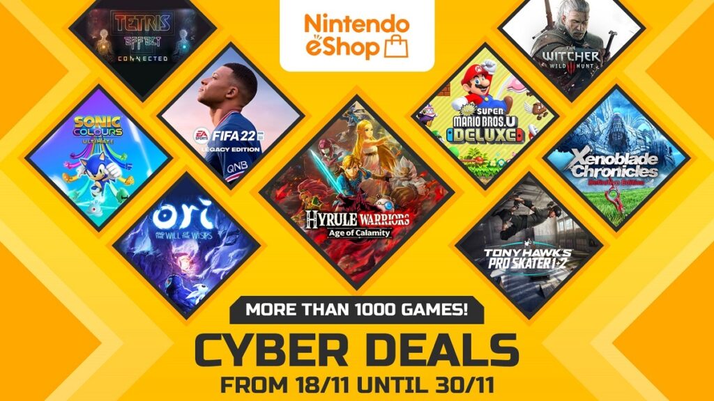 Nintendo Cyber Deals 2021 – Rusza promocja na ponad 1000 gier