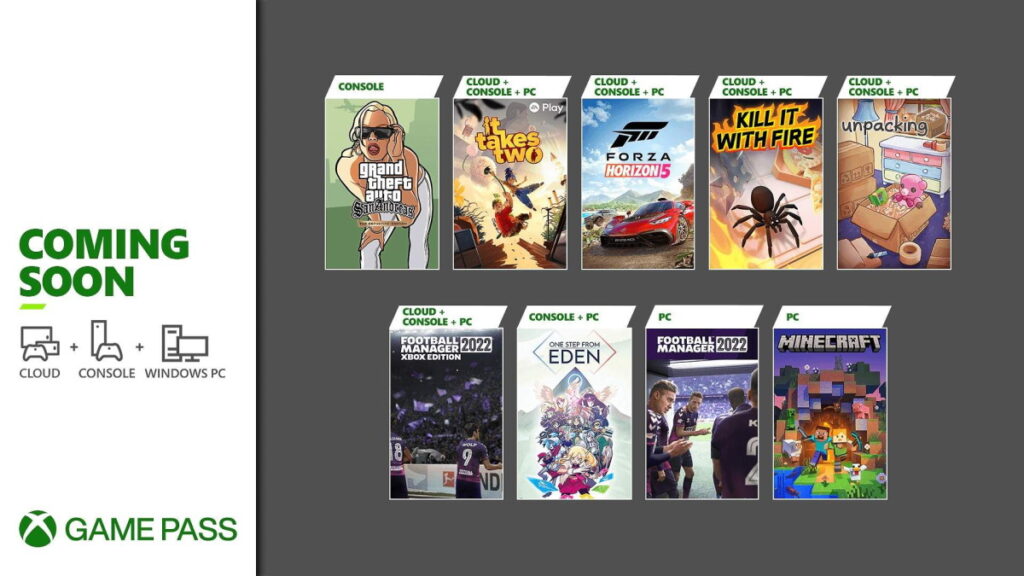 Game Pass na listopad 2021: nowe gry Xbox Game Pass w tym miesiącu