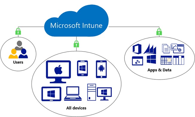 Microsoft Intune - obszary zarządzania