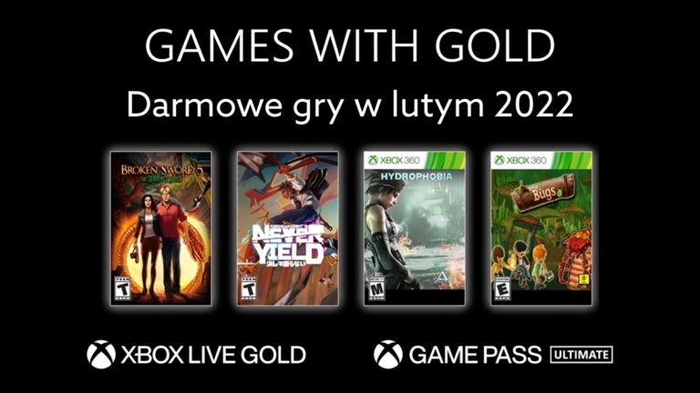 Games with Gold w lutym 2022 – darmowe gry z Xbox Live w tym miesiącu.