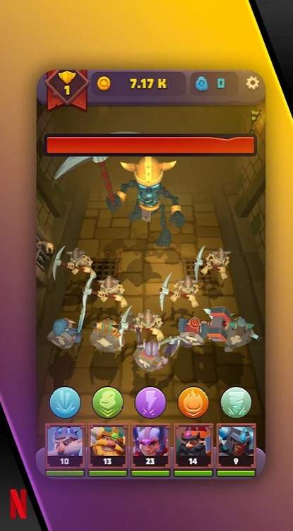 Dungeon Dwarves - gra na Android, dungeon crawler