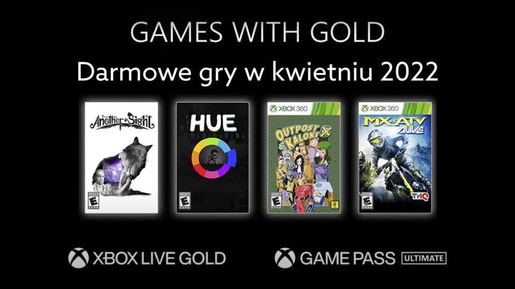Games with Gold w kwietniu 2022 – darmowe gry z Xbox Live w tym miesiącu.