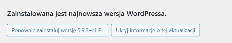 Najnowsza wersja WordPress