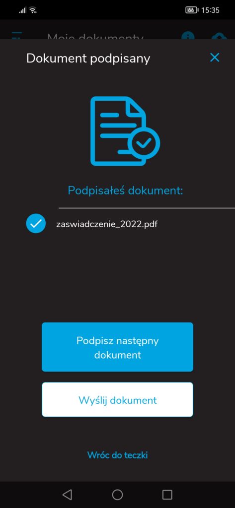 Oszczędzanie czasu na dojazdach do pracy za pomocą podpisów elektronicznych.