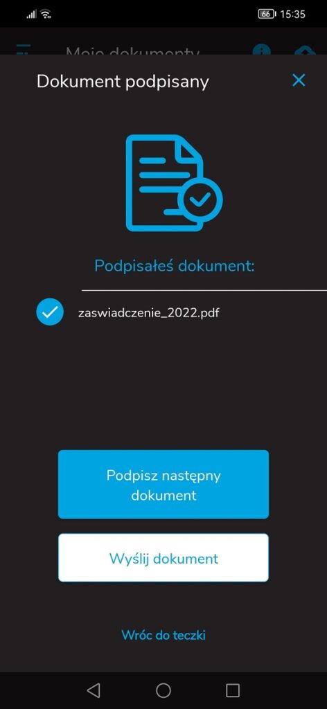 SimplySign - prosta aplikacja do podpisywania elektronicznych dokumentów.